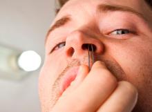 Ako sa zbaviť chĺpkov v nose?